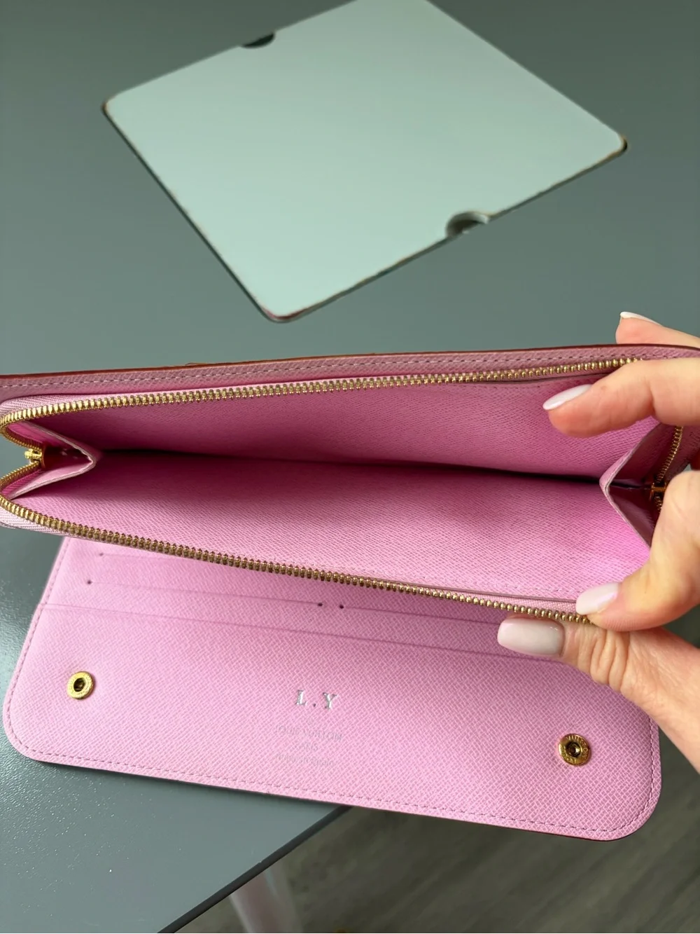 Louis Vuitton White Multicolor Monogram Zip Clutch